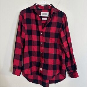 Grayson by Frank & Eileen hero red plaid flannel button down shirt